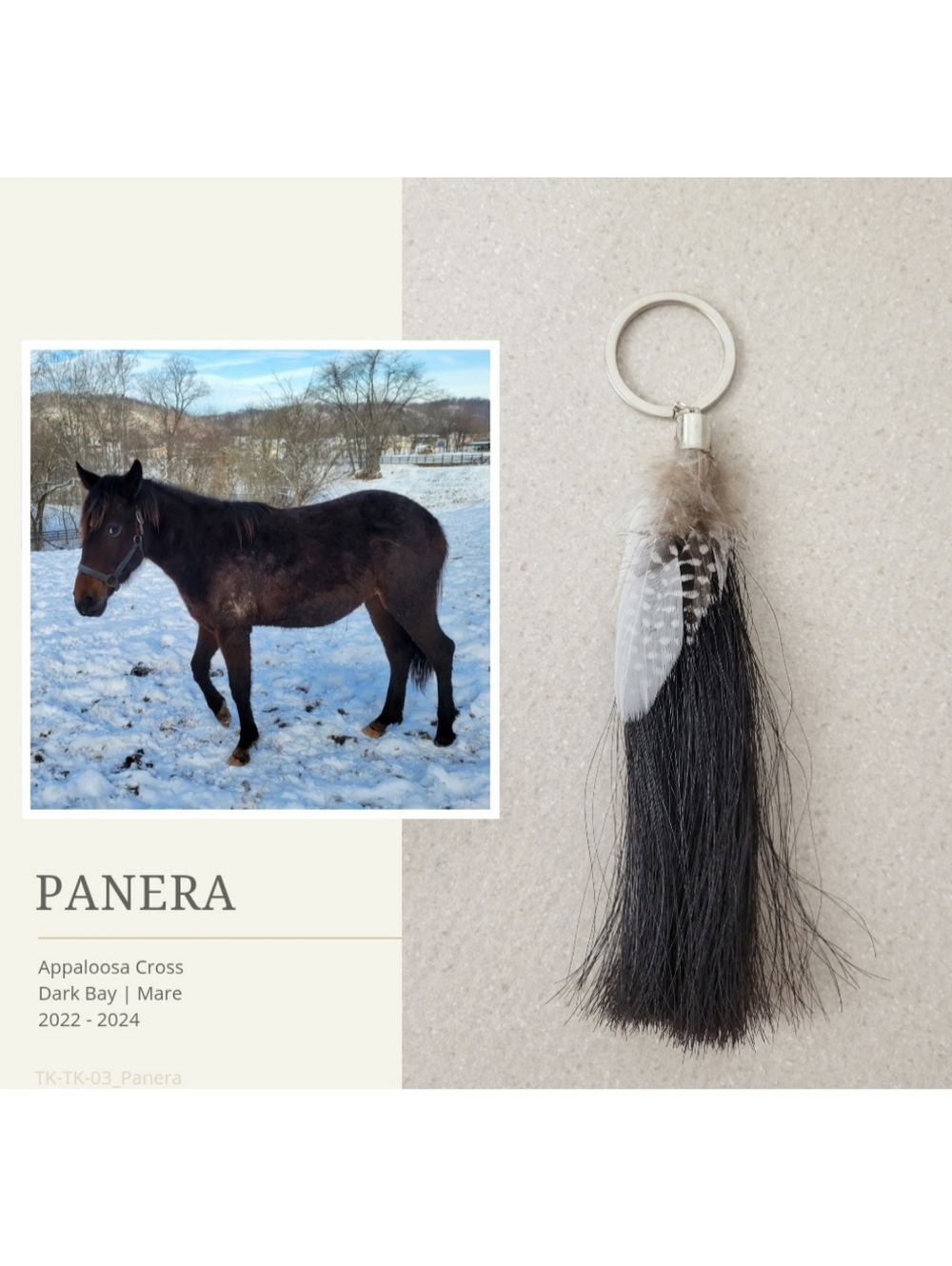 Panera | Thick Tassel Keychain